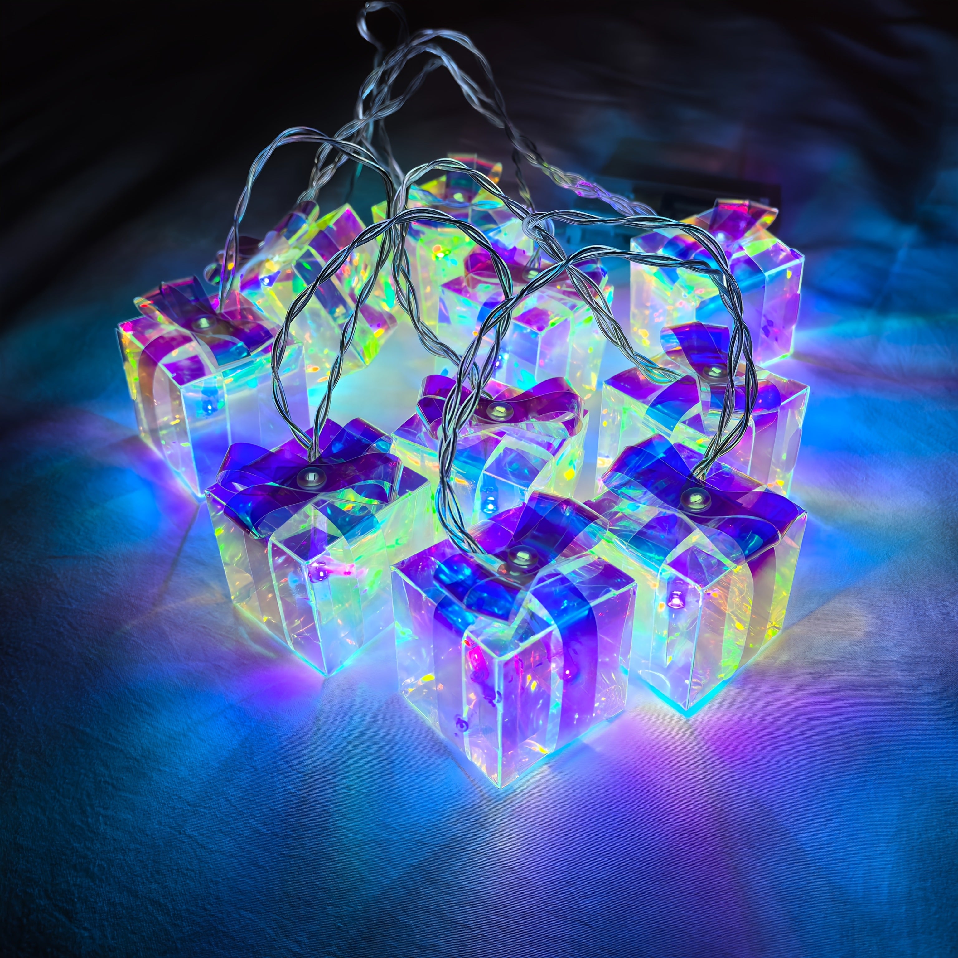 Lampki świąteczne - prezenty