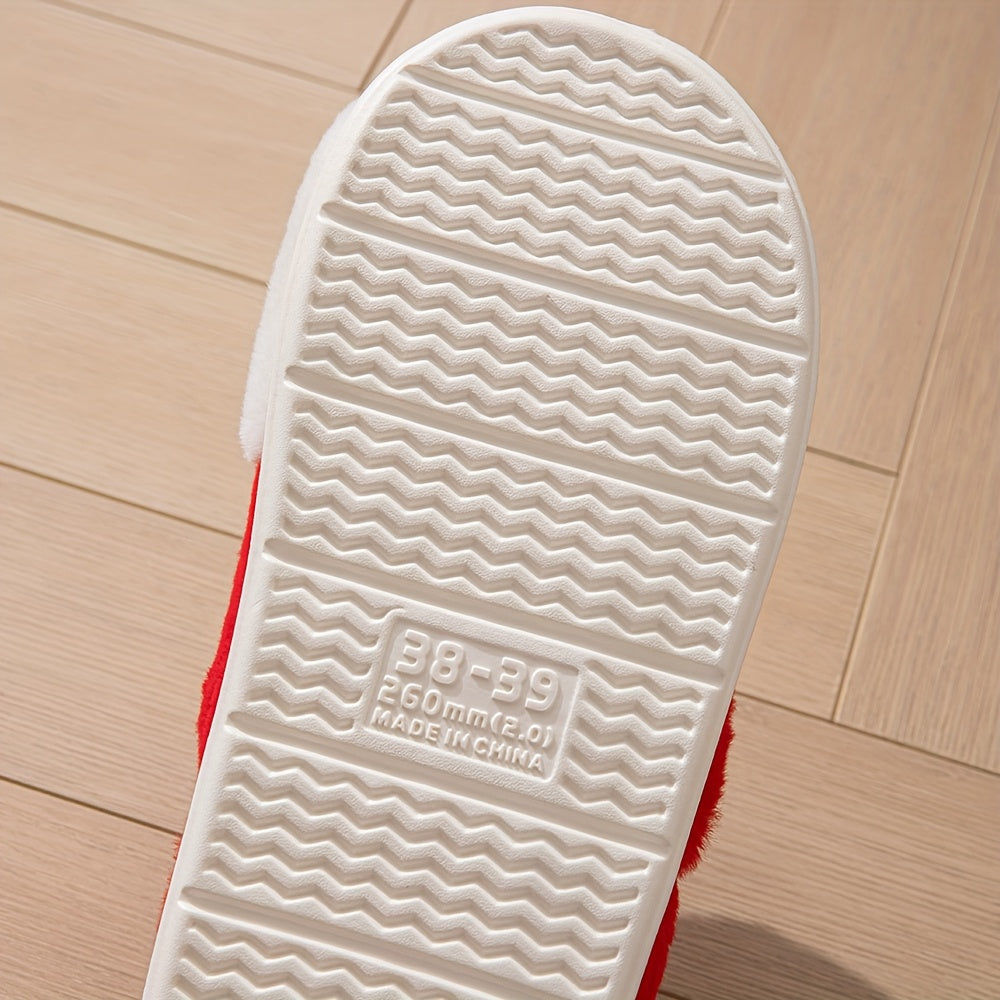 Świąteczne Kapcie z Mikołajem